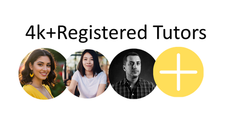 Registered Tutors with profile pictures